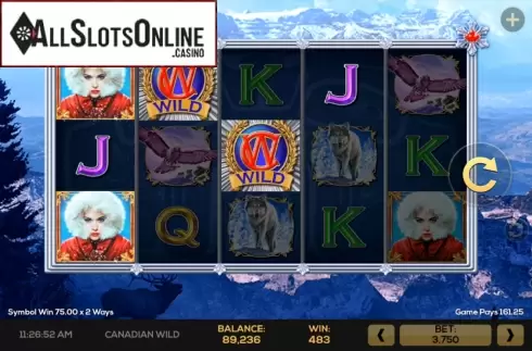 Play Screen 3. Canadian Wild from High 5 Games