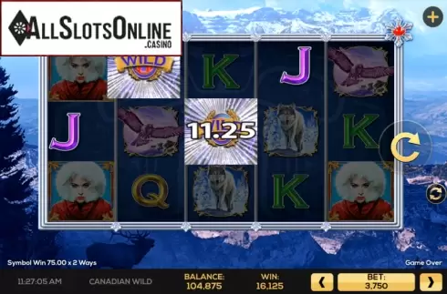 Win Screen 2. Canadian Wild from High 5 Games