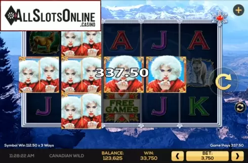 Win Screen 2. Canadian Wild from High 5 Games