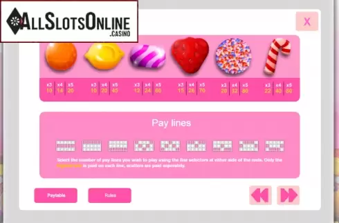Screen2. Candy Cash (1x2gaming) from 1X2gaming