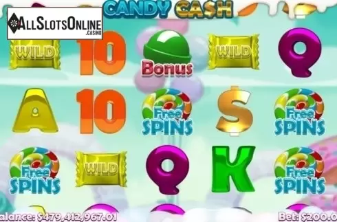Reel Screen. Candy Cash (Mobilots) from Mobilots