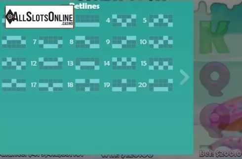 Paylines. Candy Cash (Mobilots) from Mobilots