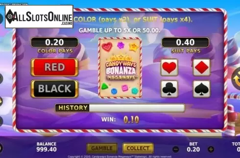 Gamble. Candyways Bonanza Megaways from Hurricane Games
