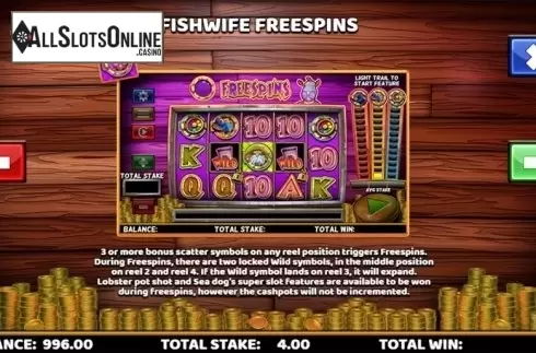 Paytable 2. Captain Cashfall from CORE Gaming