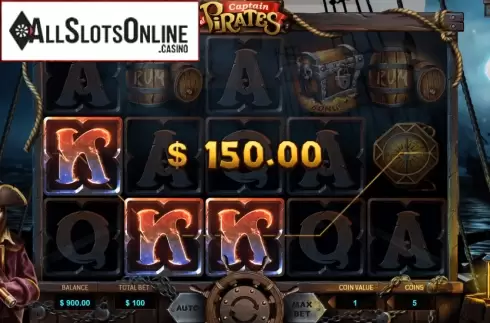 Win Screen 1. Captain of Pirates from Charismatic