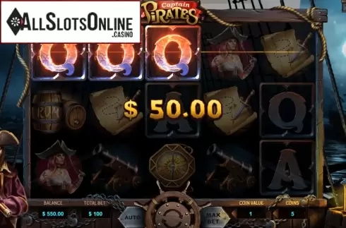 Win Screen 2. Captain of Pirates from Charismatic