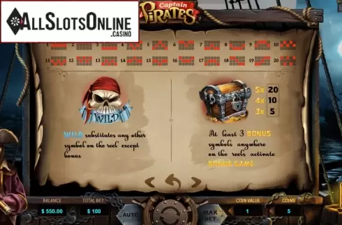 Features 1. Captain of Pirates from Charismatic