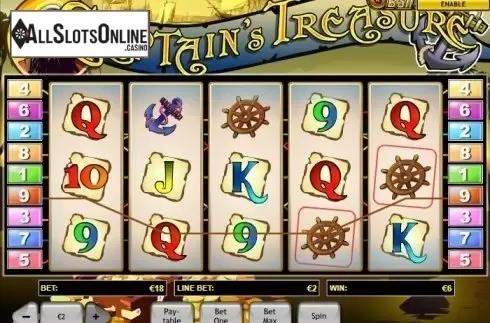 Win Screen 2. Captain's Treasure (Playtech) from Playtech