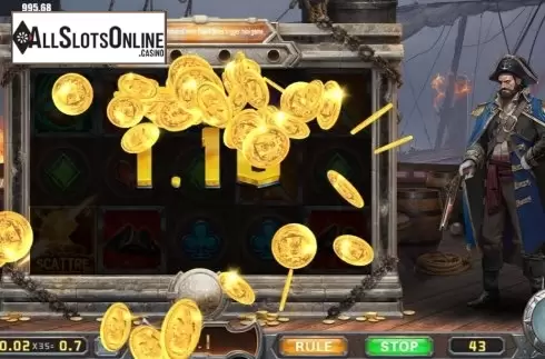 Win Screen 3. Captain's Treasure (Dream Tech) from Dream Tech