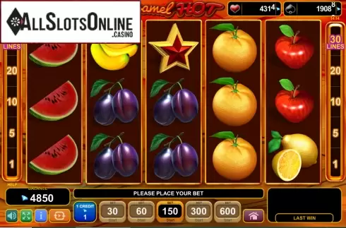 Screen6. Caramel Hot from EGT