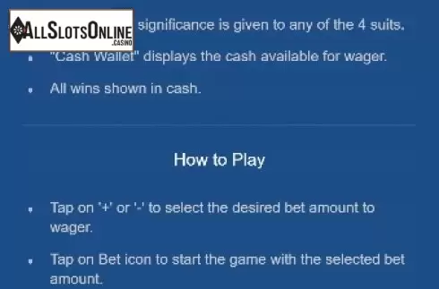 Game rules 1. Cards Hi Lo from PG Soft