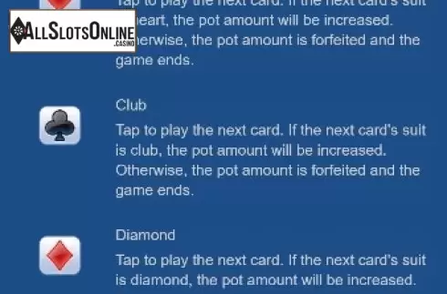 Game rules 3. Cards Hi Lo from PG Soft