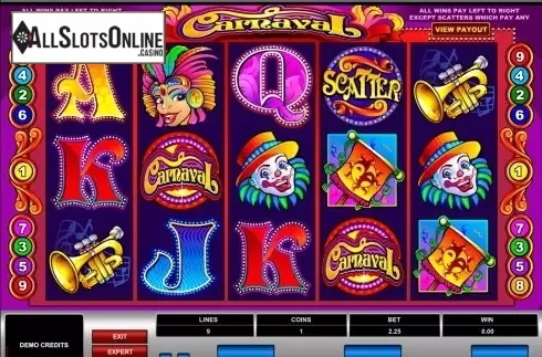Screen3. Carnaval from Microgaming