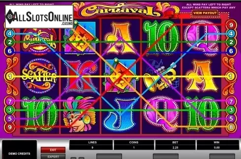 Screen4. Carnaval from Microgaming