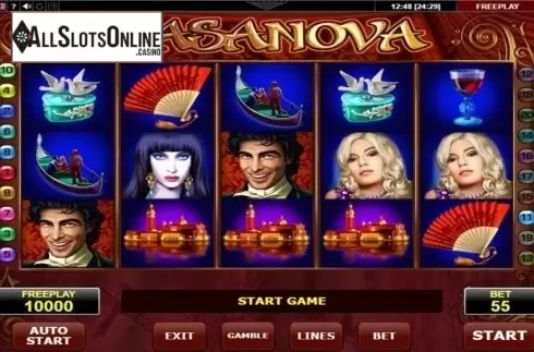 Screen6. Casanova from Amatic Industries