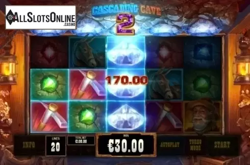 Feature 2. Cascading Cave from Playtech