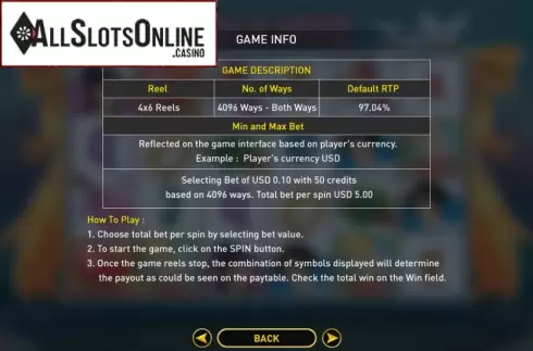 Paytable 3. Cash And Kisses from GamePlay