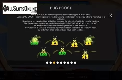 Features. Cash Bug from Inspired Gaming