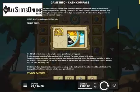 Features 2. Cash Compass from Hacksaw Gaming