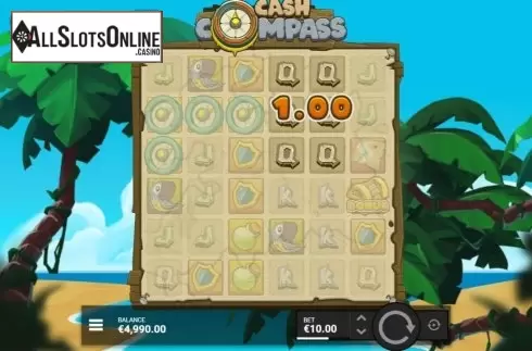 Win Screen 1. Cash Compass from Hacksaw Gaming