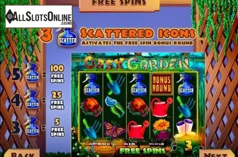 Screen4. Cash Garden from MultiSlot