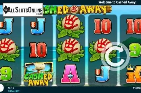 Reel Screen. Cashed Away from Slot Factory