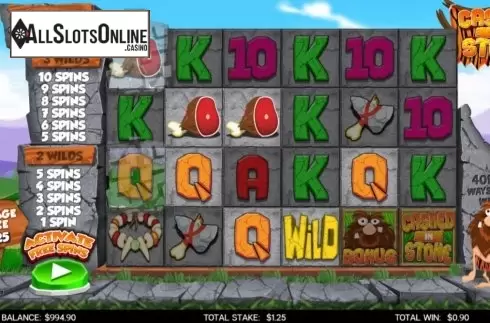 Win Screen 2. Cashed in Stone from CORE Gaming
