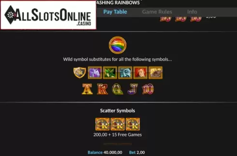 Symbols. Cashing Rainbows Pull Tab from Realistic