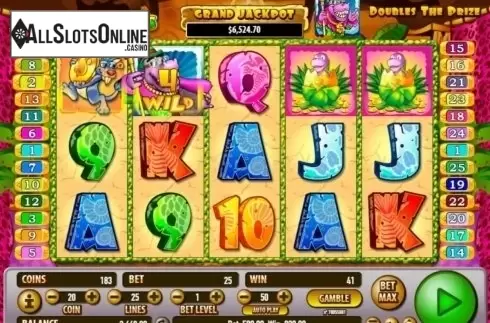 Win Screen 2. Cashosaurus from Habanero