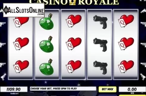 Reel screen. Casino Royale (Tom Horn Gaming) from Tom Horn Gaming