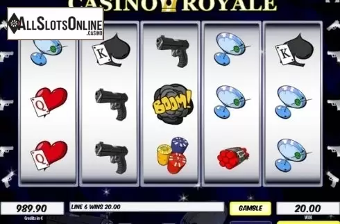 Wild Win screen. Casino Royale (Tom Horn Gaming) from Tom Horn Gaming