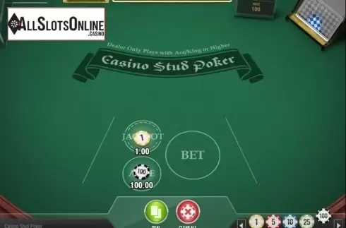 Game Screen 1. Casino Stud Poker (Play'n Go) from Play'n Go