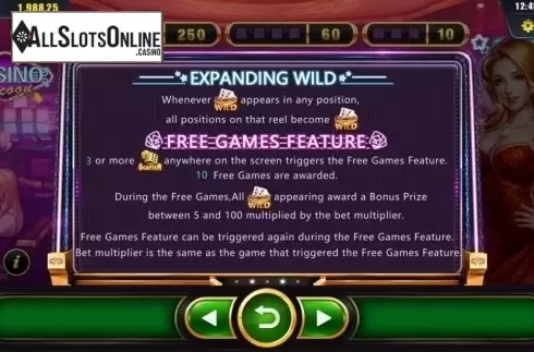 Features. Casino Tycoon from Dream Tech