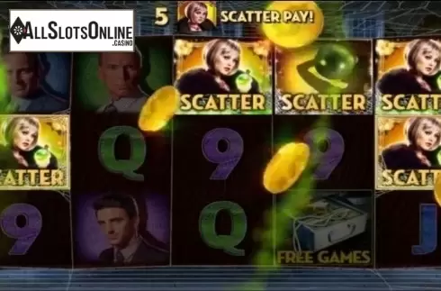 Reels screen. Caught in the Widow's Web from High 5 Games