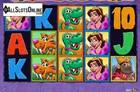 Game Workflow screen. Cave King from High 5 Games