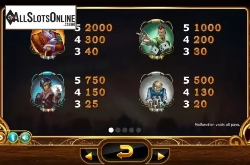 Screen6. Cazino Zeppelin from Yggdrasil