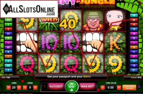 Screen7. Celebrity in the Jungle from 1X2gaming