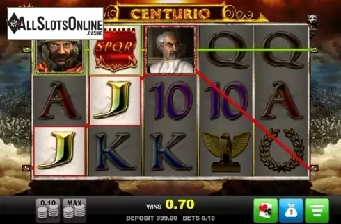 Win screen 2. Centurio from Merkur