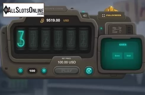 Game Screen. Chain's Code from TrueLab Games