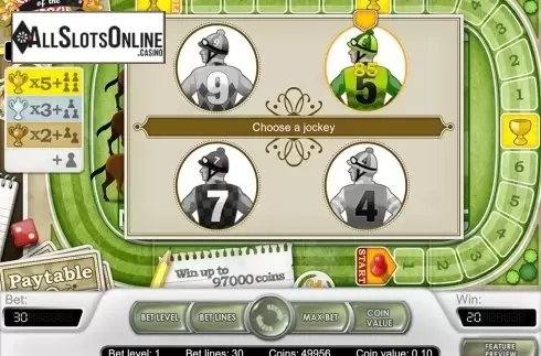 Screen5. Champion of the track from NetEnt