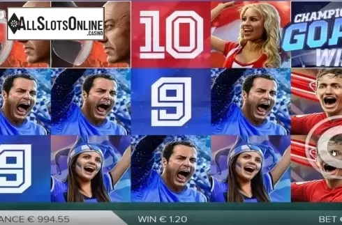 Screen2. Champion's Goal from ELK Studios