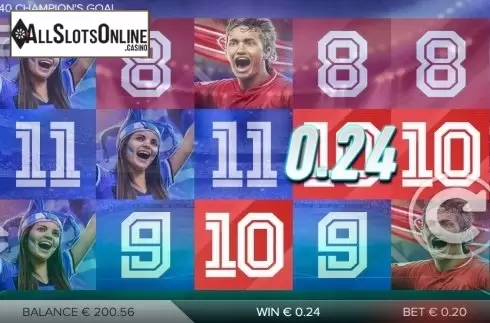 Screen3. Champion's Goal from ELK Studios