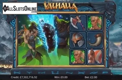 Mega Symbol. Champions of Valhalla Jackpot from Eyecon