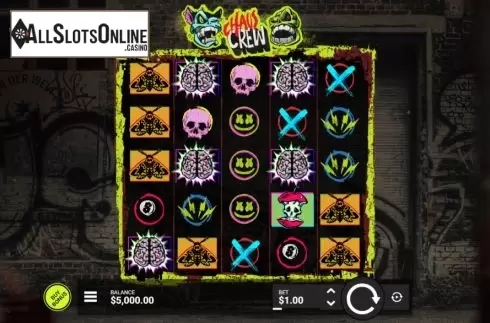 Reel Screen. Chaos Crew from Hacksaw Gaming