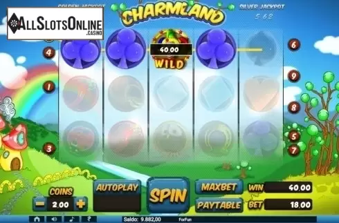 Win Screen. Charmland from Tuko Productions