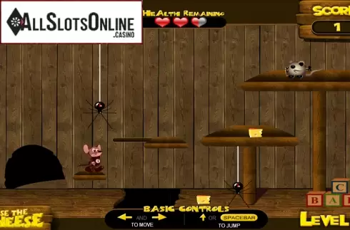 Bonus game. Chase the Cheese from Betsoft