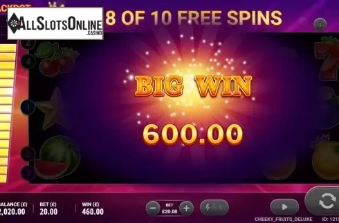 Big Win. Cheeky Fruits 6 Deluxe from Gluck Games