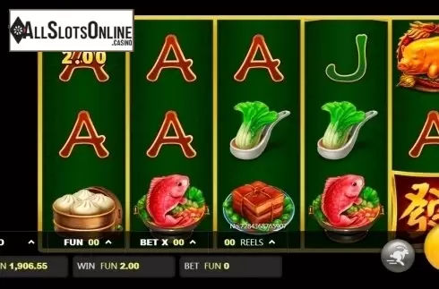 Win screen. Chef Panda from JDB168