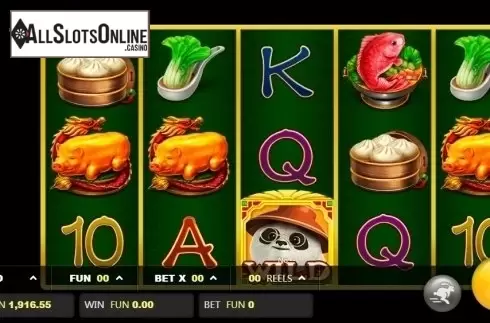 Reel screen. Chef Panda from JDB168