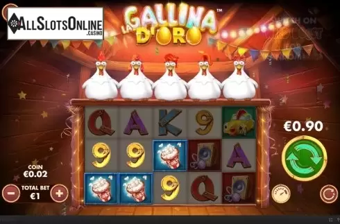 Win Screen 2. Chicken Fiesta from Skywind Group